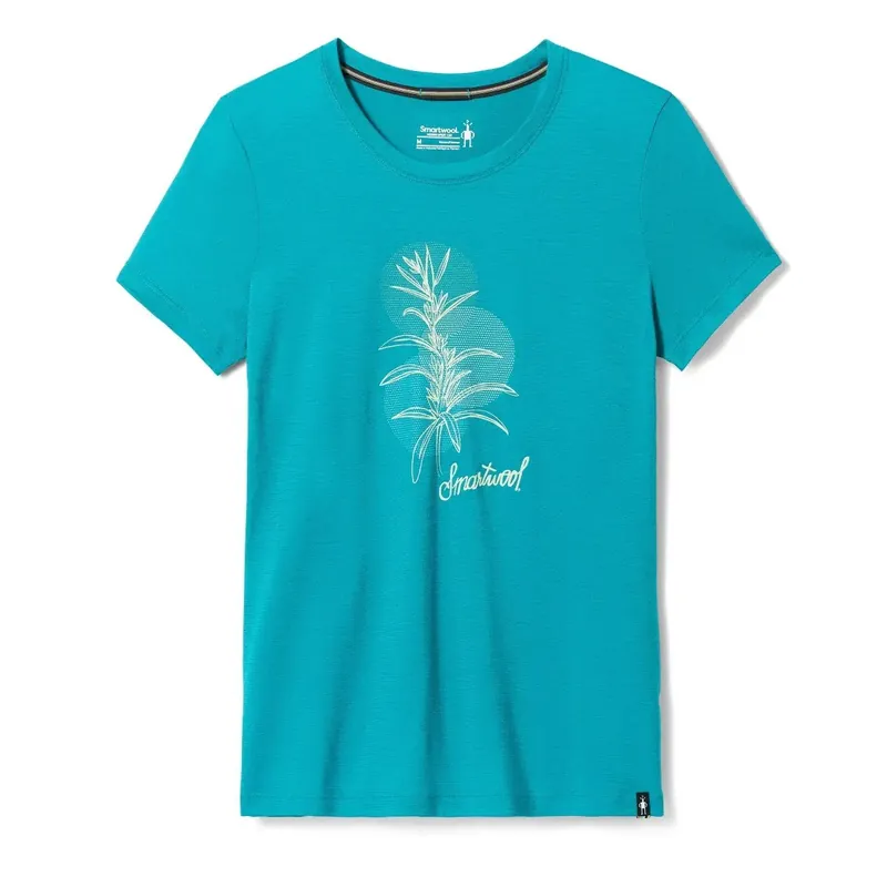Smartwool Sage Plant GrapSS Tee Slim W Deeplake Preisknaller