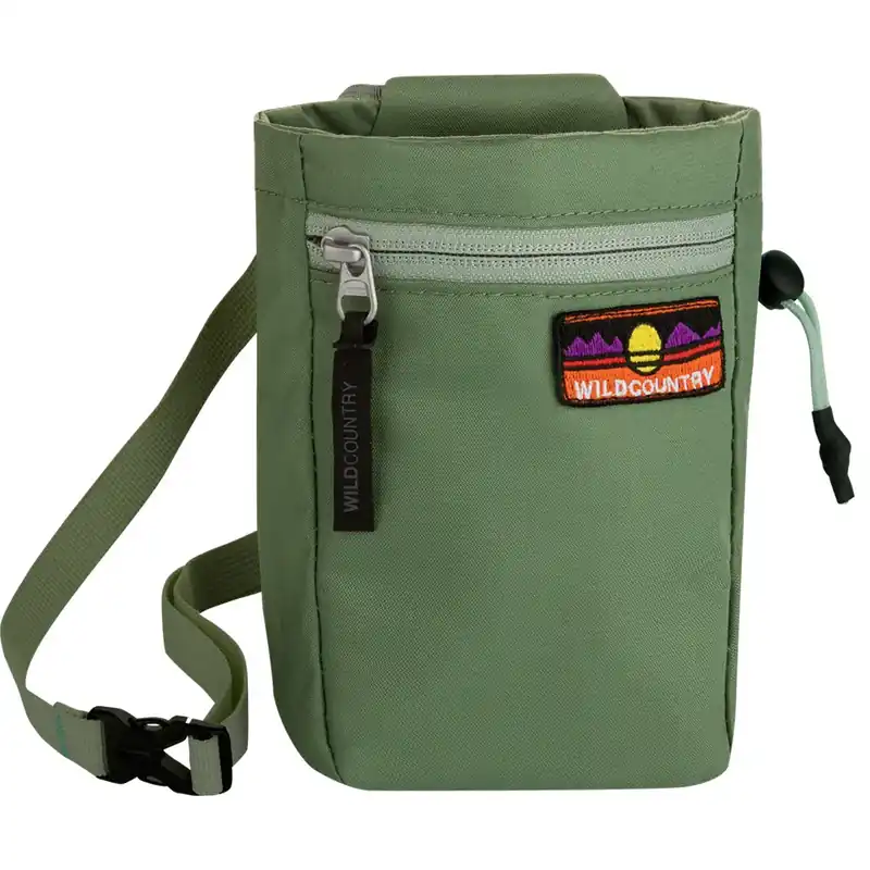Abverkauf Wild Country Flow Chalk Bag Green Ivy