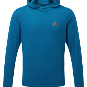 Schnäppchen Mountain Equipment Glace Hooded MEN Top Mykonos Blue