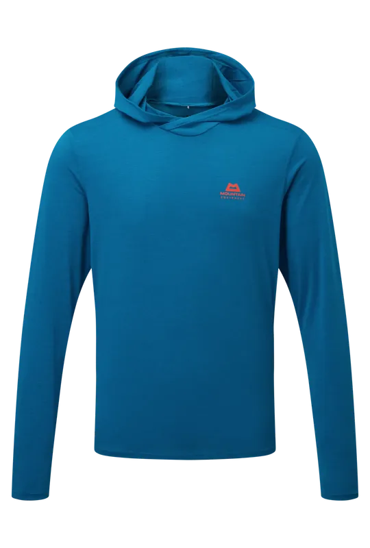 Schnäppchen Mountain Equipment Glace Hooded MEN Top Mykonos Blue