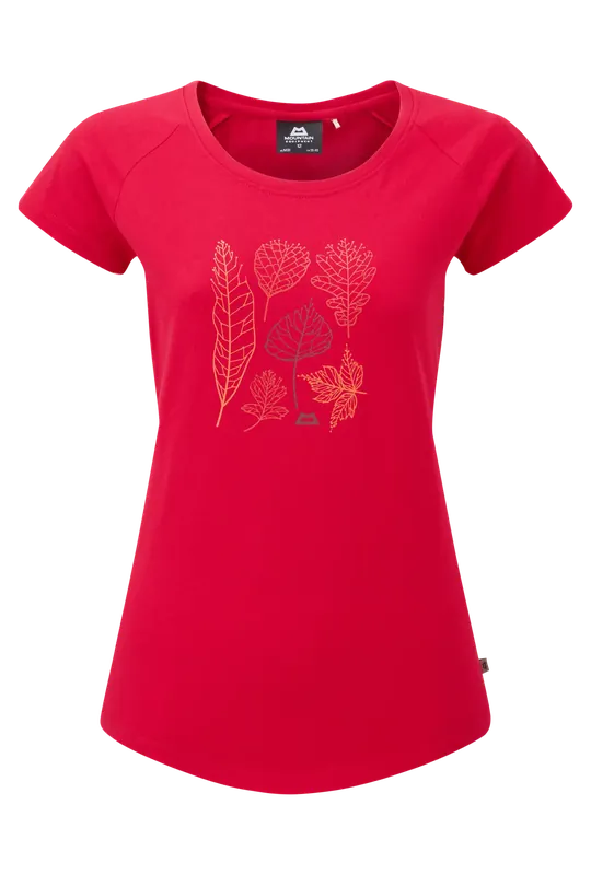 Mountain Equipment Leaf WMN Tee Capsicum Red Sichere Zahlung
