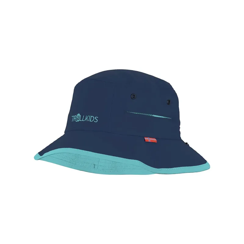 Trollkids Kids Trollfjord Hat Mystic Blue/Lake Blue Neu