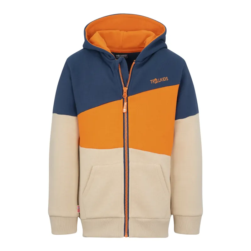 Bestpreis Trollkids Kids Alesund Sweater Desert/Orange