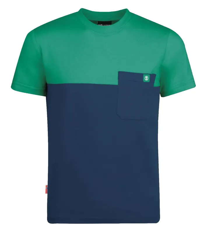 Trollkids Kids Bergen T Navy/Pepper Green Rabatt