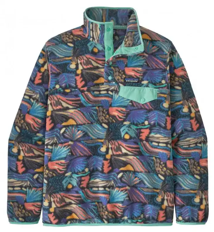 Patagonia W‘S Lw Synch Snap-T P/O Joy Pitch Blue Preisreduziert