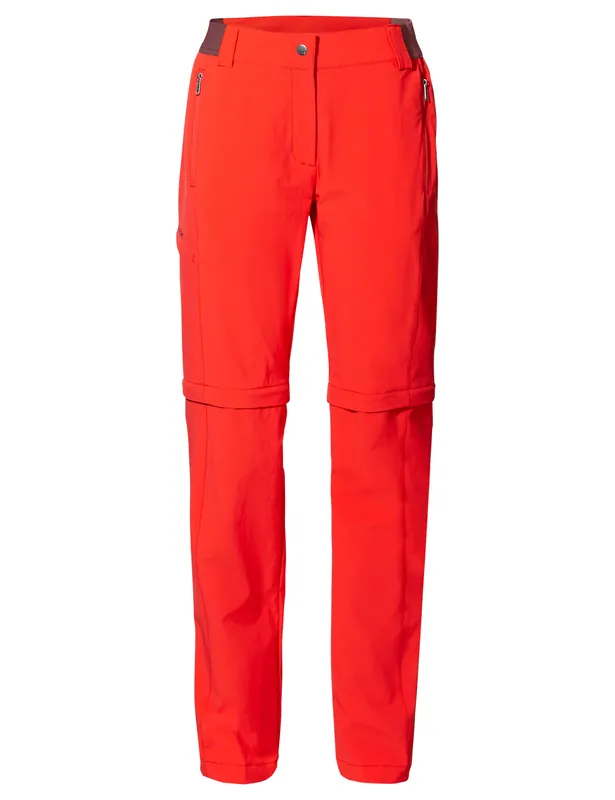 Ausverkauf Vaude Women‘s Farley Stretch ZO T-Zip Pants II Flame