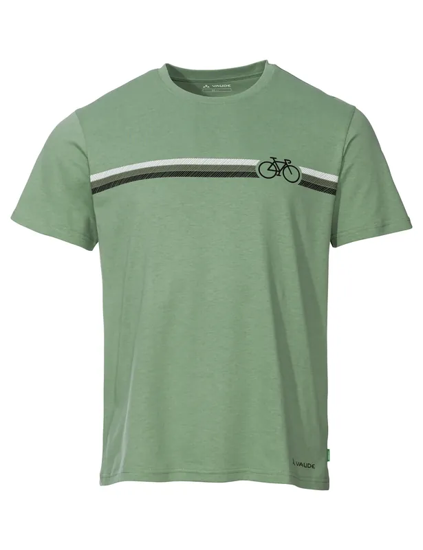 Solange Der Vorrat Reicht Vaude ME Cyclist T-Shirt V Willow Green