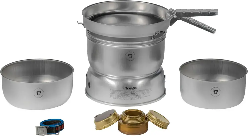Trangia 25-21 Sturmkocher-Set mit Duossaltöpfen - Groß UL Spiritus Versand Am Gleichen Tag