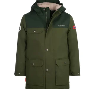 Jetzt Kaufen Trollkids Kids Gudvangen JKT-Forest Green