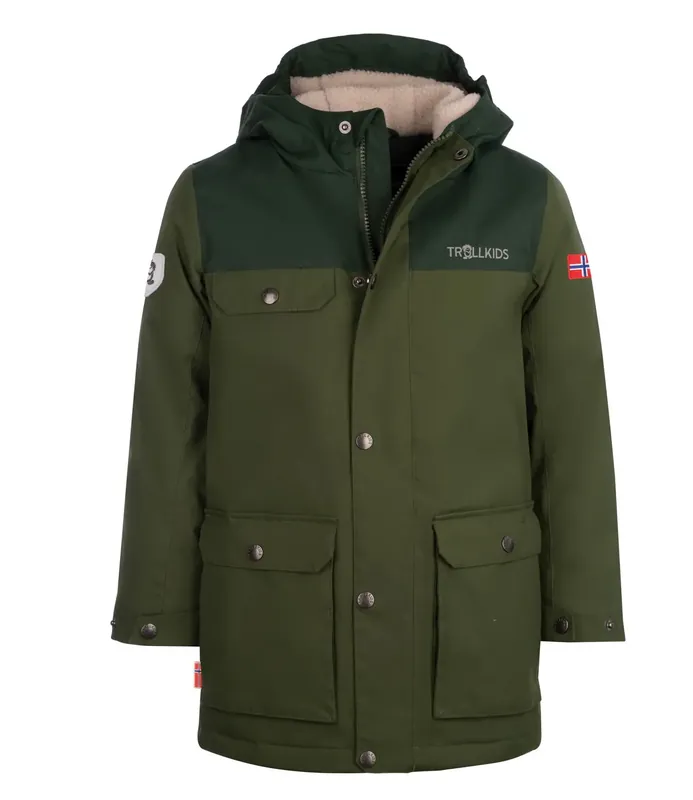 Jetzt Kaufen Trollkids Kids Gudvangen JKT-Forest Green