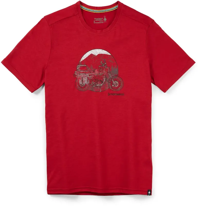Smartwool Men‘s Merino Sport Overland Trek Short Sleeve Graphic Tee Saisonangebot
