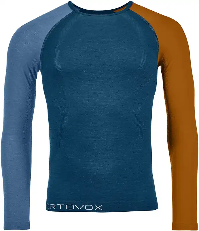 Ortovox 120 Comp Light Long Sleeve Man petrol blue Letzte Chance