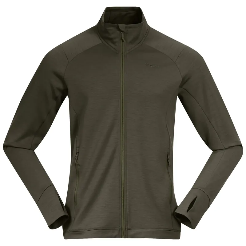 Bestseller Bergans Ulstein Wool Jacket Dark Green Mud