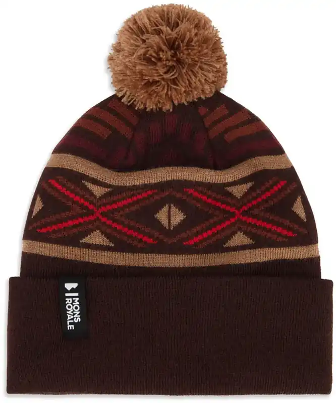 Mons Royale Pom Pom Beanie - slow bake Expressversand