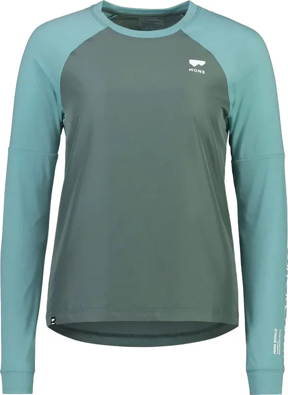 Bestpreis Mons Royale Tarn Merino Shift Wind Jersey Women - Sage / Burnt Sage
