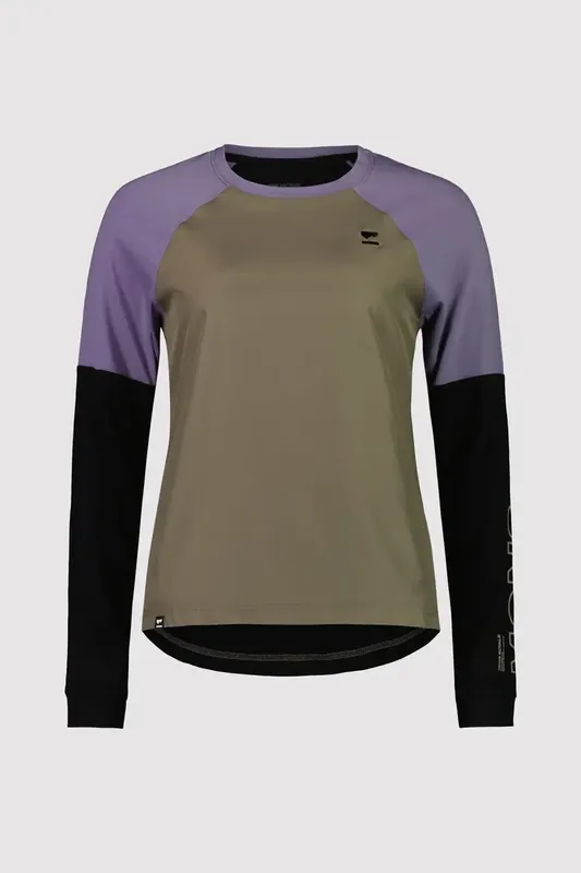 Mons Royale Tarn Merino Wind Jersey W Walnut/Blk Meistverkauft