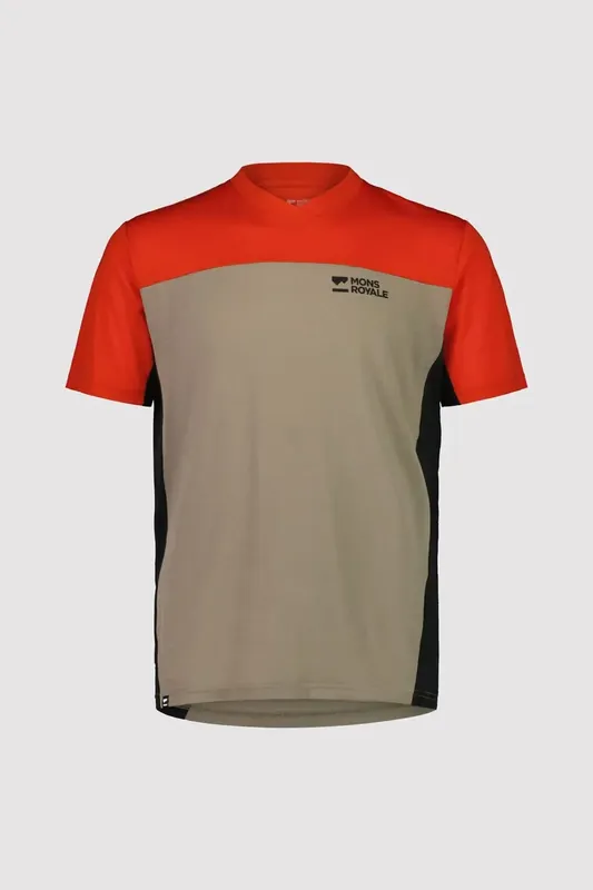 Mons Royale Redwood Enduro VT Retro Red/Blk/Walnut Direkt Vom Hersteller