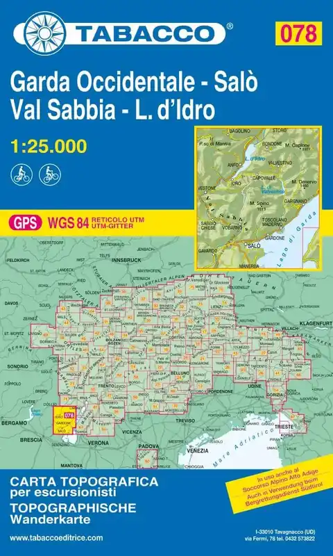 Versand Am Gleichen Tag Tabacco WK 78 Garda Occidentale 25T.