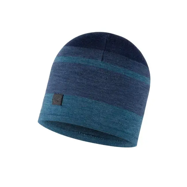 Buff Merino Move Beanie Denim Geprüft