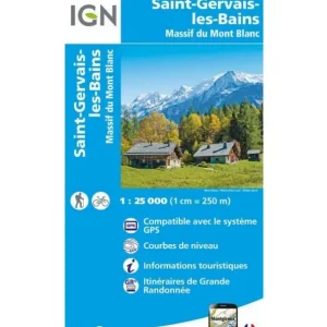 Preiswert IGN Et Saint Gervais Massif Du Mt. Blanc