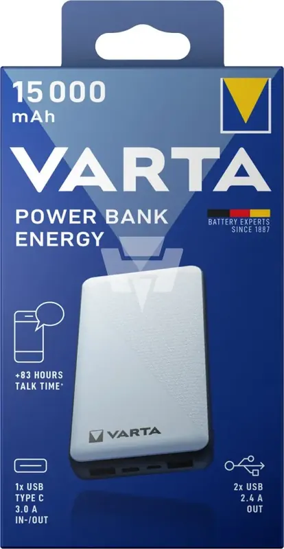 Varta Powerbank 15000mAh Nur Heute