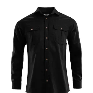 Echt Aclima Leisurewool Reborn Shirt-dark grey melange