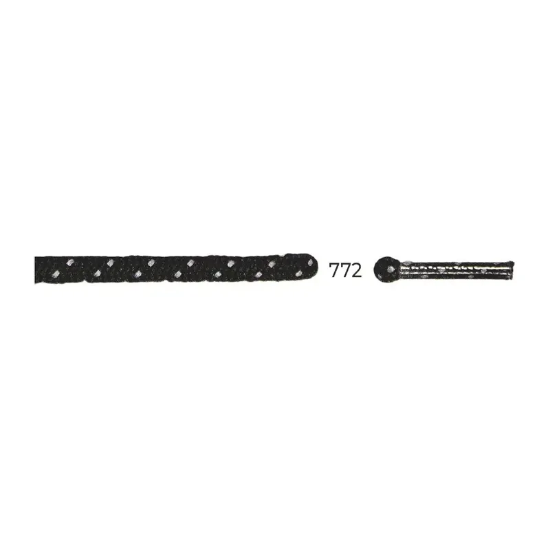 Barth Schuhbandl Magic Rund 120cm 772 Schwarz/Weiß Knallerangebot