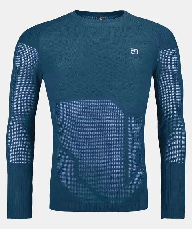 Ortovox Merino Thermovent LS-Petrol Blue Direktkauf