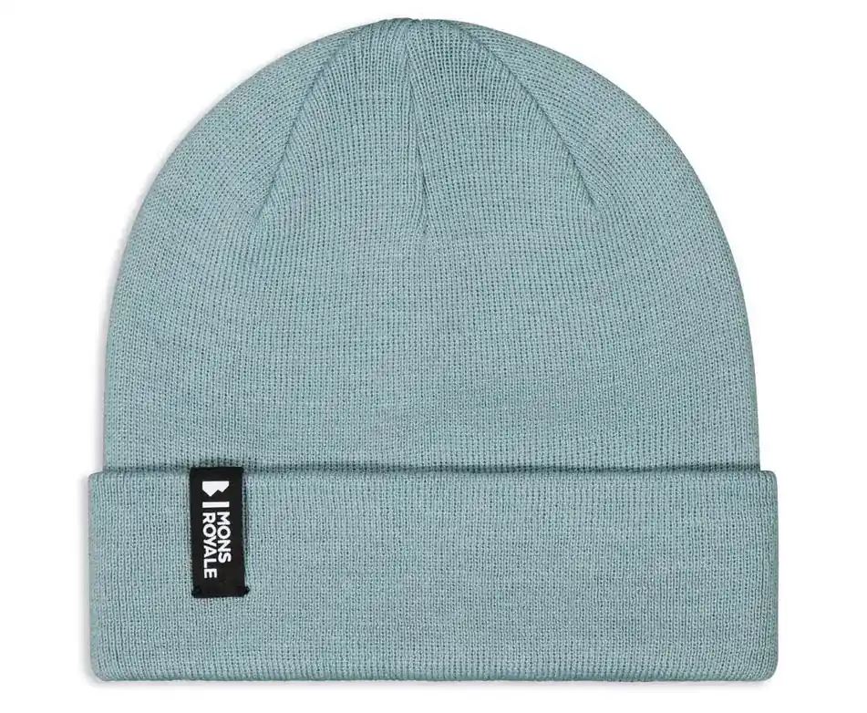 Mons Royale McCloud Merino Beanie Blue Silt Neuheit