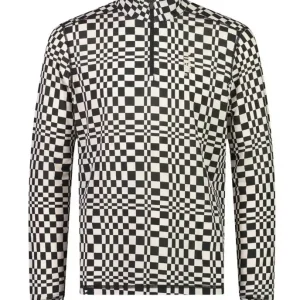 Mons Royale Cascade Merinoflex200 1/4 Zip Checker Online Kaufen