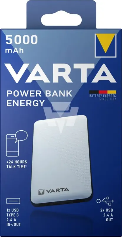 Varta Powerbank 5000mAh Direkt Vom Hersteller