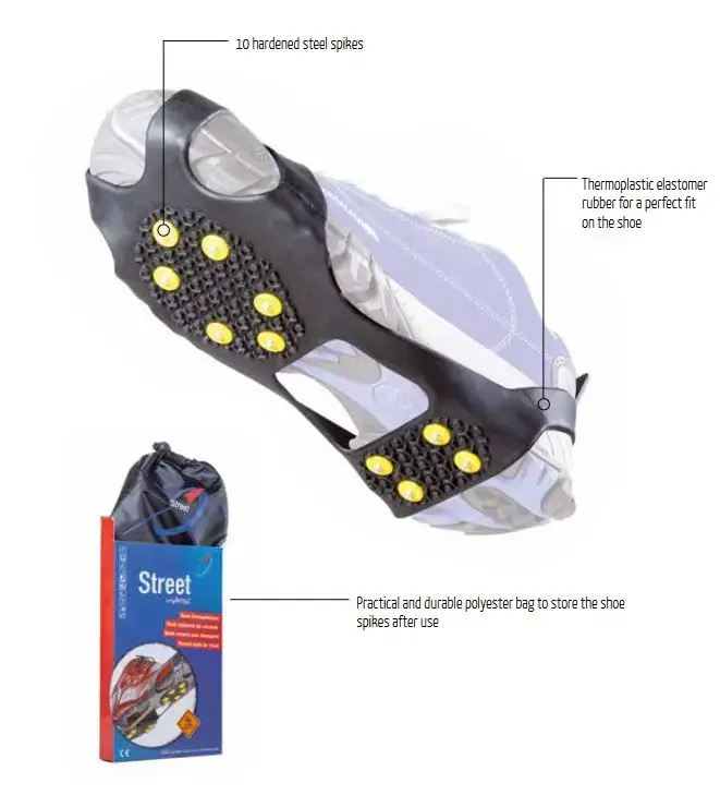 Neu Im Sortiment NORTEC Sport GmbH Shoe Spikes Turtle Street