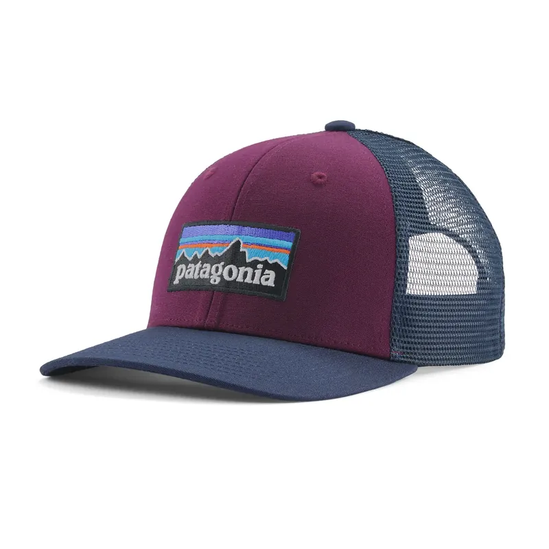 Patagonia P 6 Logo Trucker Hat Night Plum Rabatt