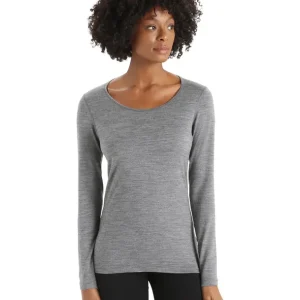 Heißes Angebot Icebreaker 200 Oasis LS Scoop W Gritstone Hthr