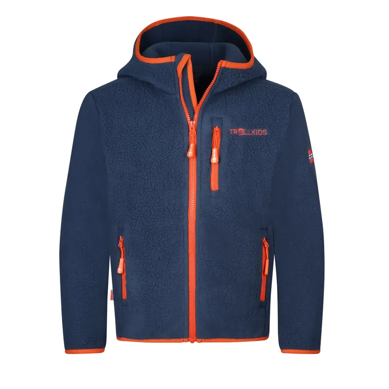 Direkt Vom Hersteller Trollkids Kids Mandal JKT Mystic Blue/Orange