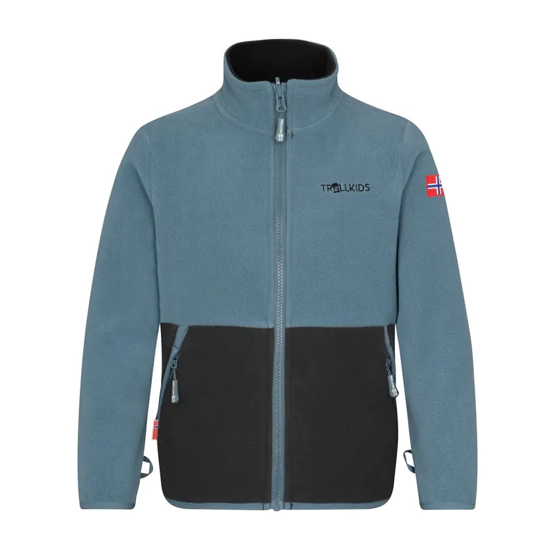 Nur Für Kurze Zeit Trollkids Kids Storfjord yacket Steel Blue/Blk