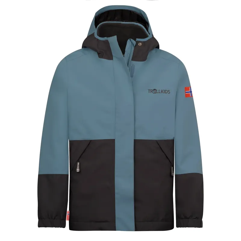 Aktuell Trollkids Kids Kjerak 3in1 JKT Steel Blue/Blk