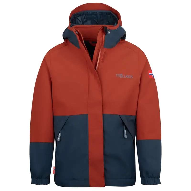 Trollkids Kids Kjerak 3in1 JKT Red Clay/Blue Neu Im Sortiment