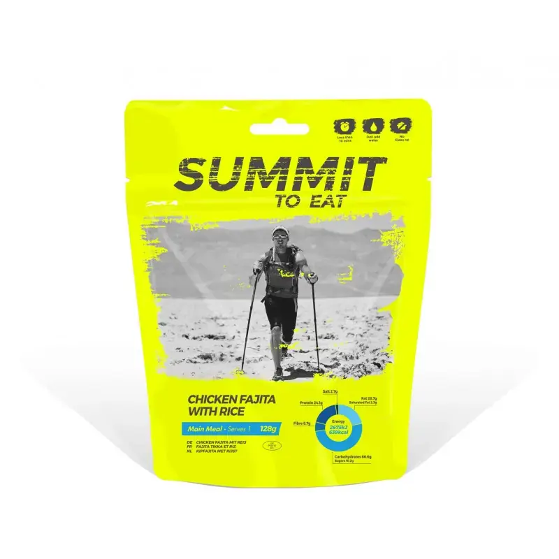 Summit To Eat Mexikanisches Hühnchen (Fajita) Mit Reis Geprüft