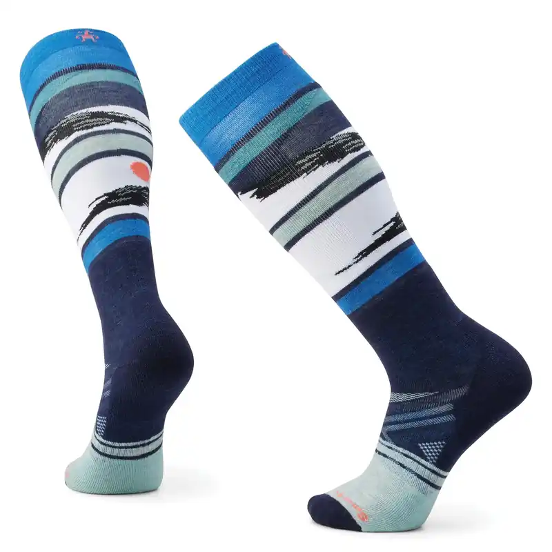 Neue Ware Smartwool Skisocken Full Cushion Midnight Ski Pattern OTC Deep Navy