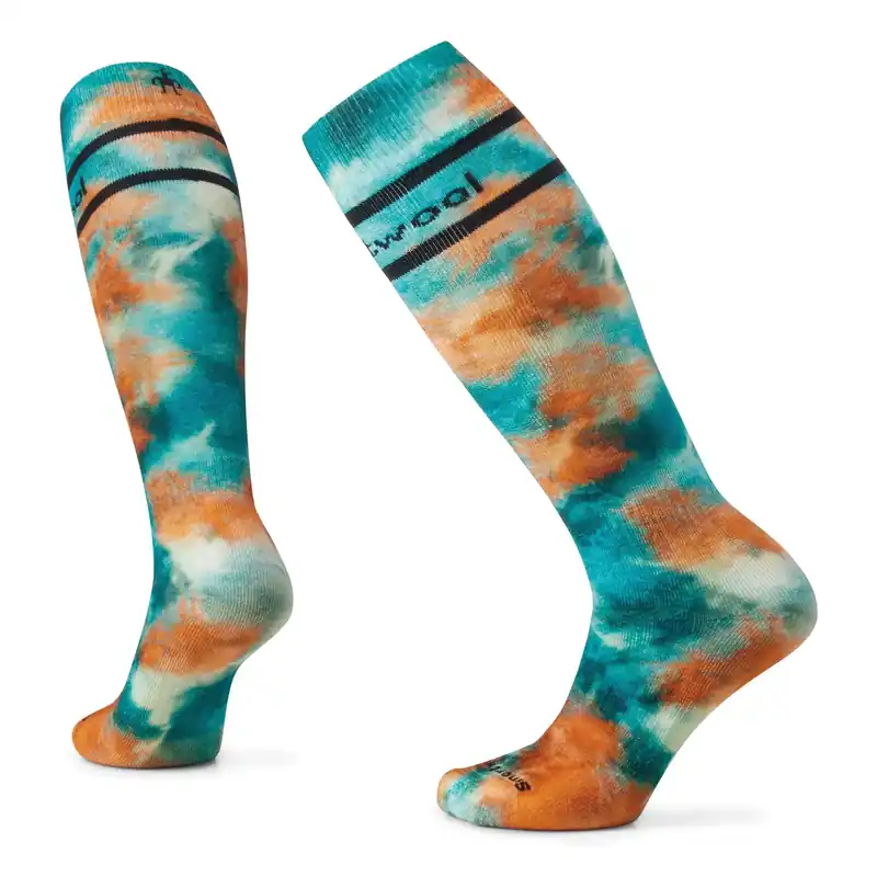 Markenprodukt Smartwool Skisocken Full Cushion Tie Dye Print OTC W Cascade Green