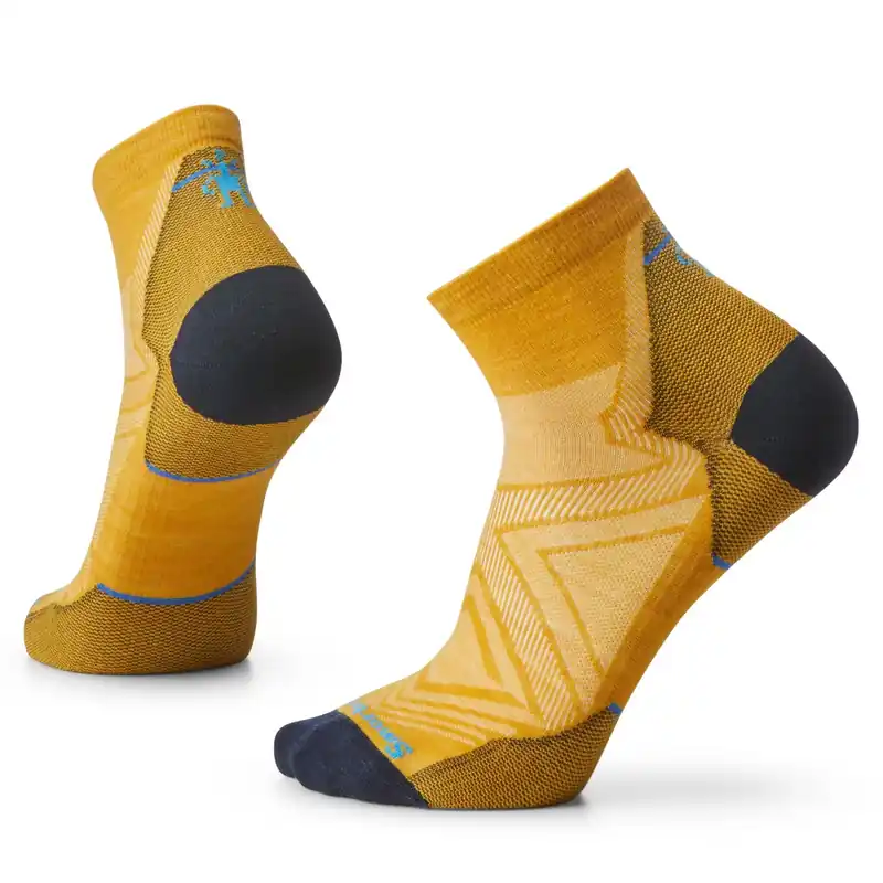 Smartwool Run Zero Cushion Ankle Honey Gold Highlight