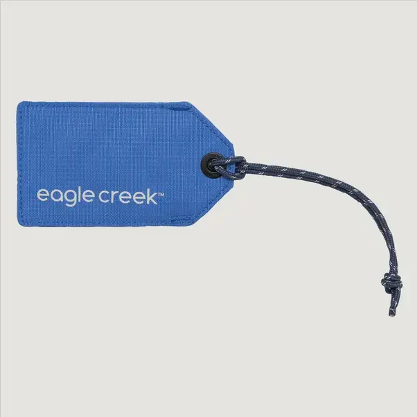 Eagle Creek Reflective Luggage Tag Aizome Blue Rabatt