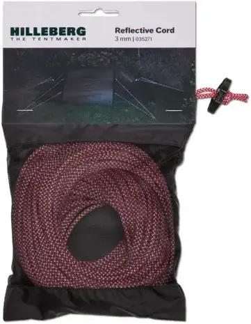 Hilleberg Reflective Cord Abspannleine rot-weiß Preis Gesenkt