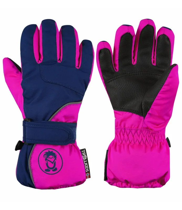Zertifiziert Trollkids Kids Troll Glove Navy/Magenta