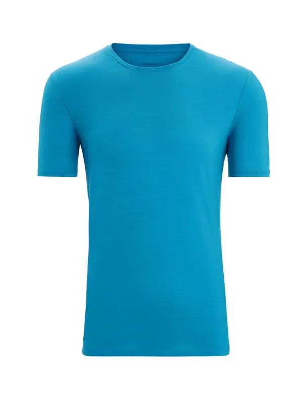 Icebreaker Men Anatomica SS Crewe Geo Blue Schnäppchen