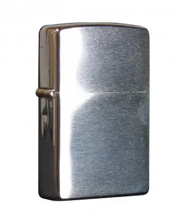 Zippo Chrom matt Nur Für Kurze Zeit