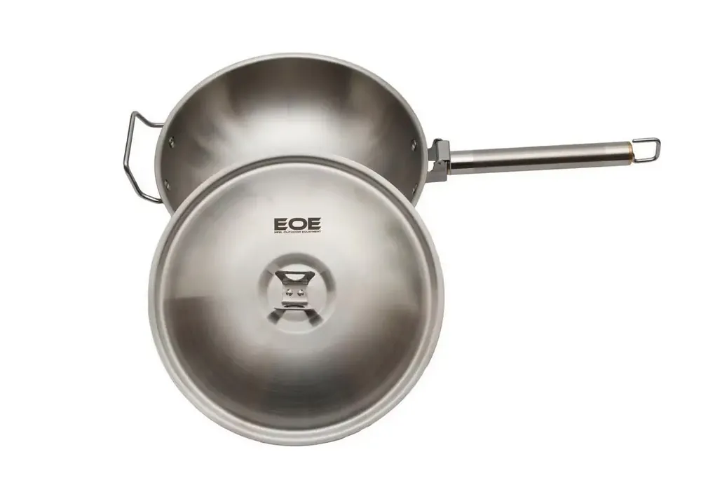 EOE Pann Wokpfanne mit Deckel 322mm Knallerangebot