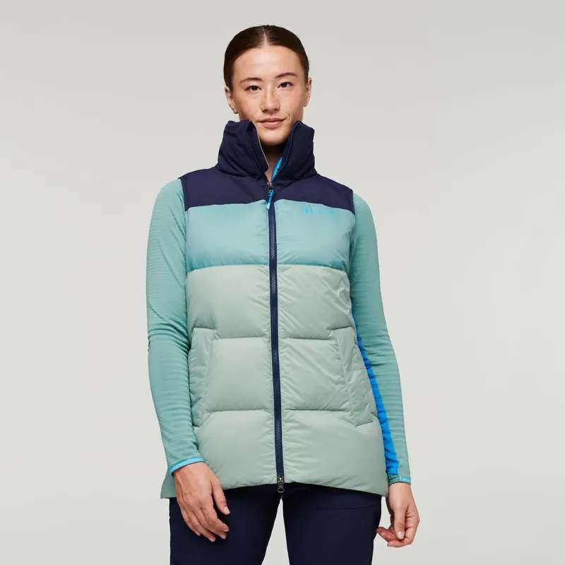 Cotopaxi Solazo Down Vest W Wheat/Maritime Sonderangebot