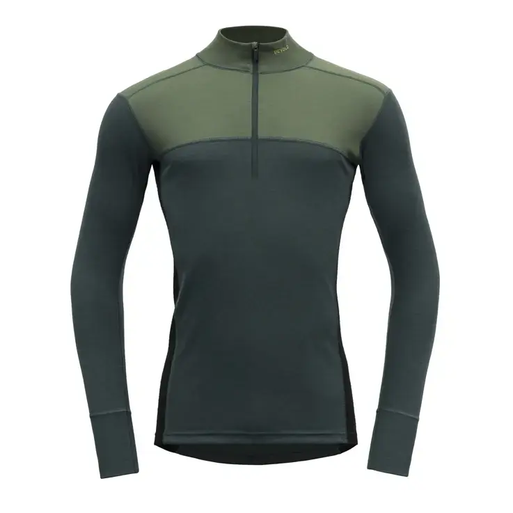 Devold Lauparen Merino 190 Zip Neck Forest/Woods/Blk Zertifiziert